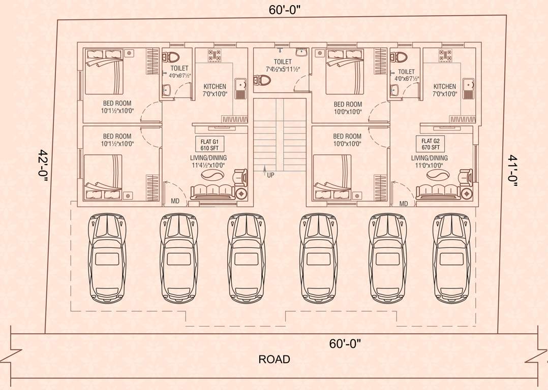 Images for Cluster Plan of Oyester Thirumullaivanam