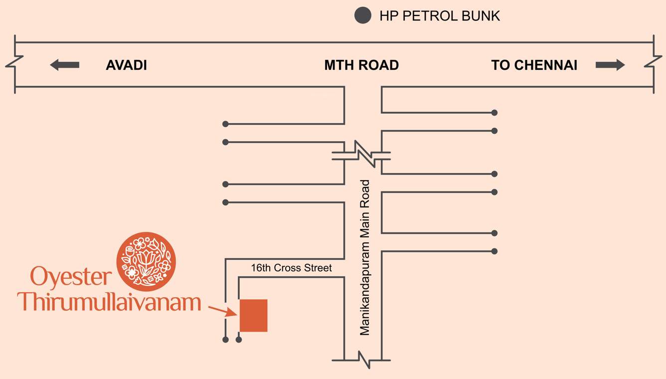 Images for Location Plan of Oyester Thirumullaivanam
