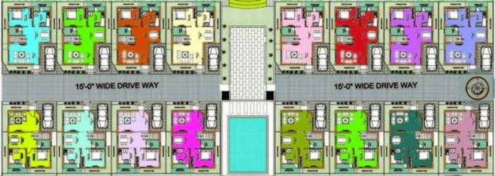  amruth enclave phase 2 Cluster Plan
