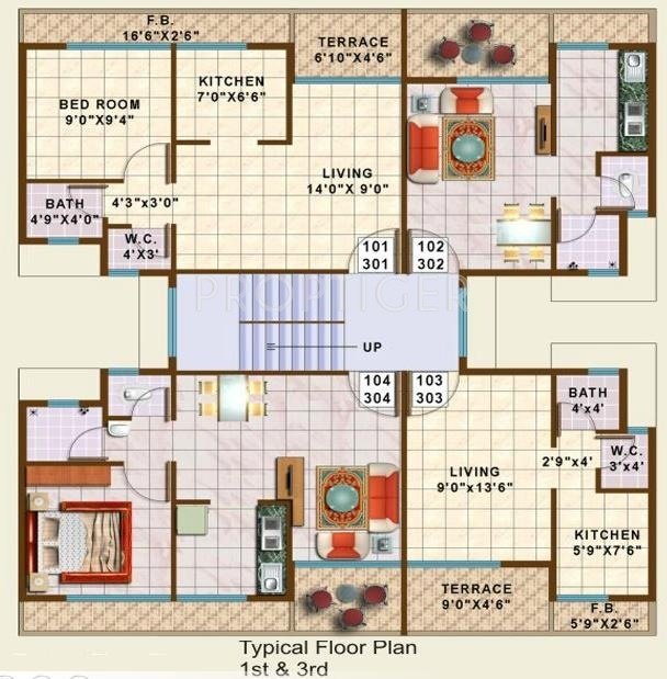 Images for Cluster Plan of SM Developers SM Regency