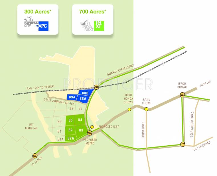 Images for Location Plan of Vatika Express City Plots