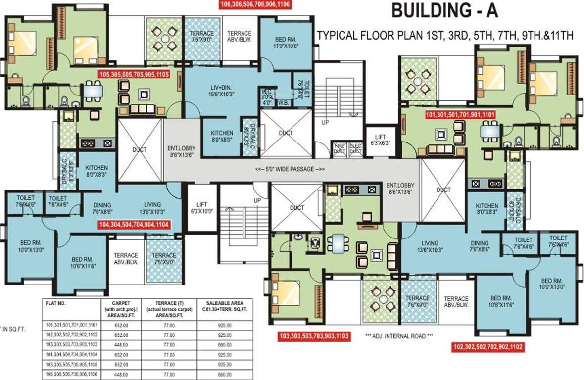 Images for Cluster Plan of Dhankawade Mystique Wonders