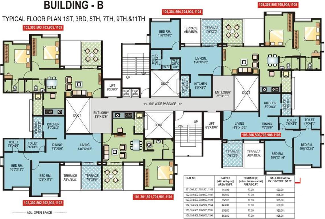 Images for Cluster Plan of Dhankawade Mystique Wonders