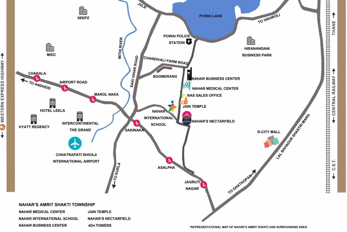 amrit shakti Location Plan