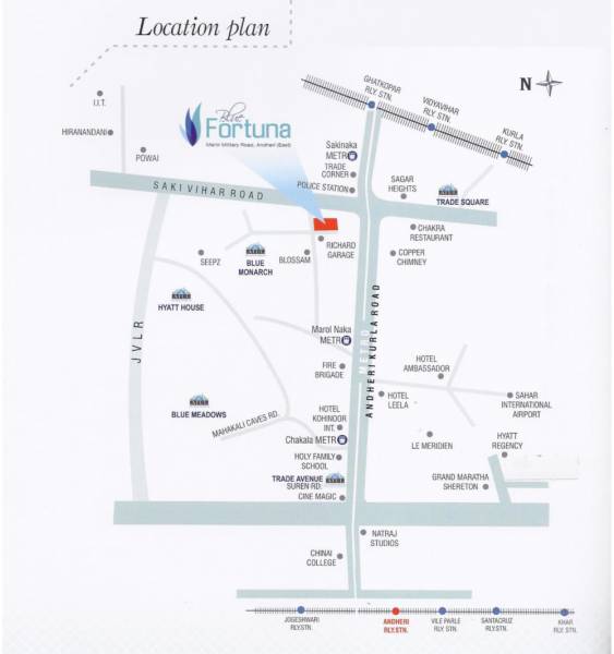  blue-fortuna-phase-ii Location Plan