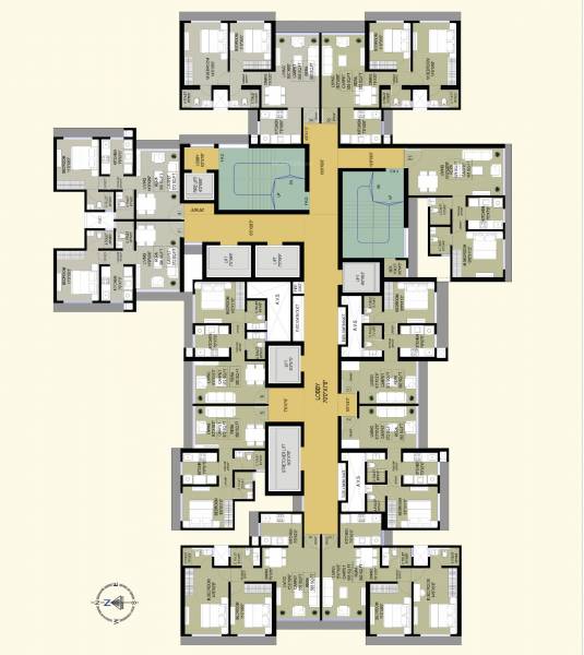 Tower A Cluster Plan celestial-living Tower A Cluster Plan