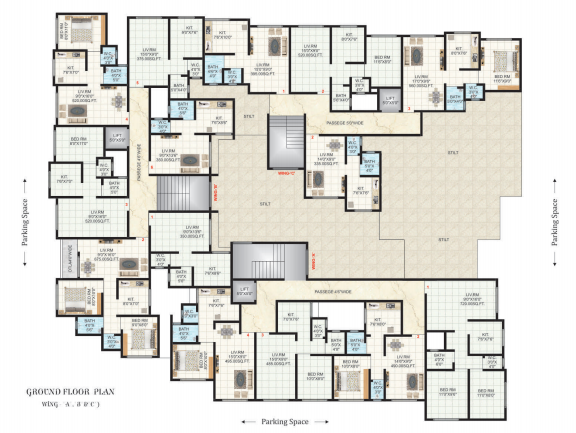 malhar shree anandi paradise Cluster Plan