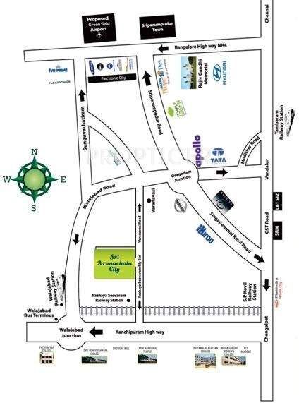 Images for Location Plan of SM Sri Arunachala City