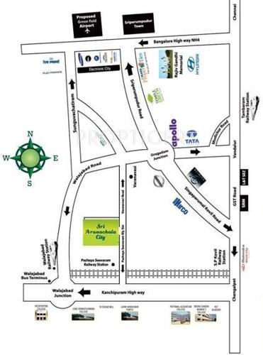 Images for Location Plan of SM Sri Arunachala City Images for Location Plan of SM Sri Arunachala City
