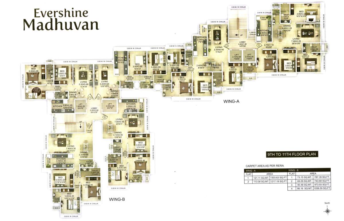 Images for Cluster Plan of Evershine Madhuvan