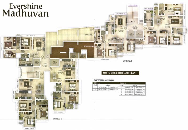Images for Cluster Plan of Evershine Madhuvan