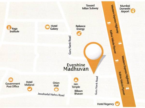 Images for Location Plan of Evershine Madhuvan
