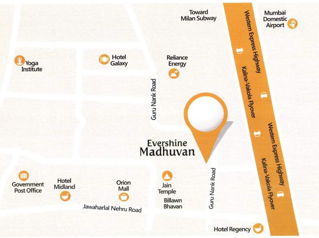 Images for Location Plan of Evershine Madhuvan