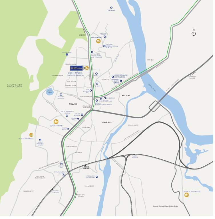  the majesta Location Plan