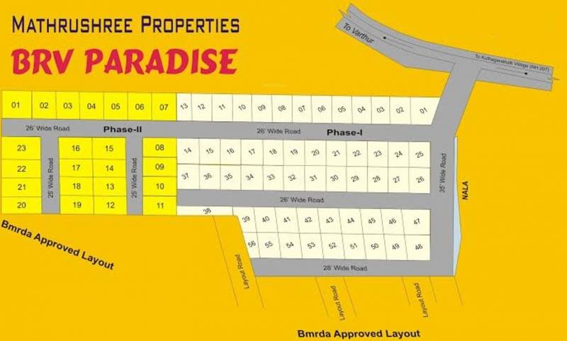 Images for Layout Plan of Mathrushree BRV Paradise