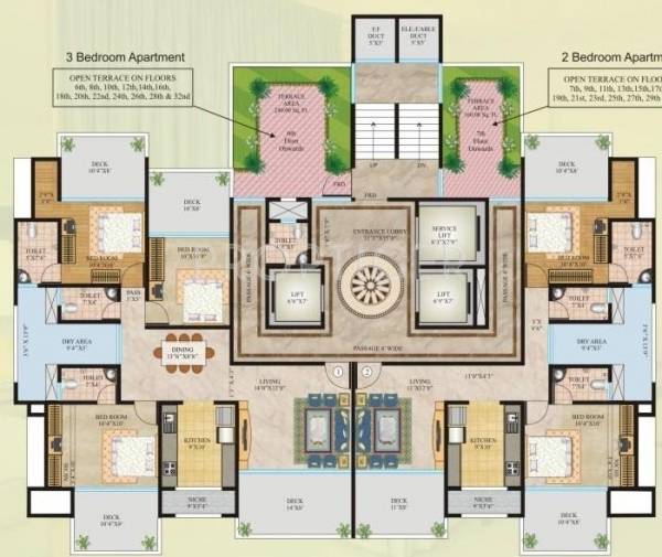 Images for Cluster Plan of Neev Ivory Tower