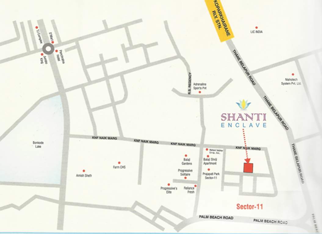 Images for Location Plan of Marvel Developers Mumbai Shanti Enclave