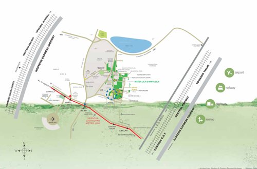  amrit-shakti-water-lilly-and-white-lilly Location Plan