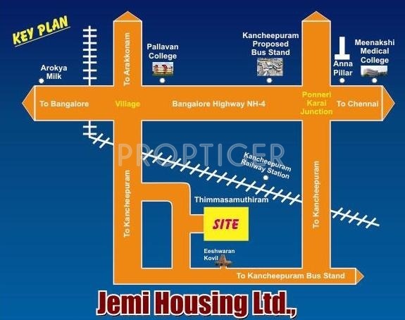 Jemi Housing Jemi Temple City Location Plan