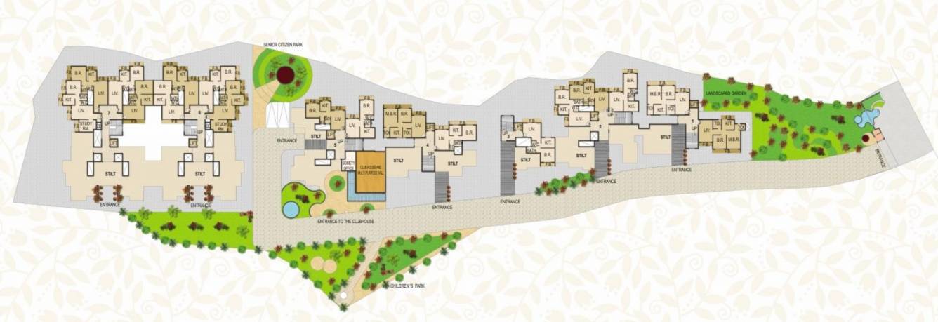 orchid residency Master Plan