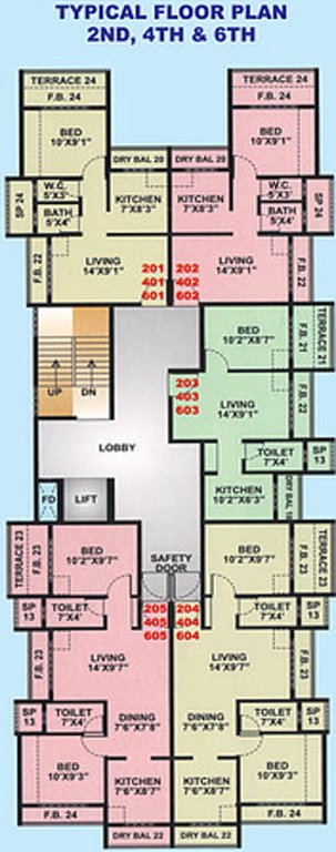 Images for Cluster Plan of Ruchi Parshva Heights