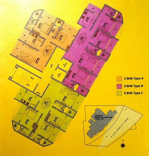  amity-apartments Amity Apartments Cluster Plan
