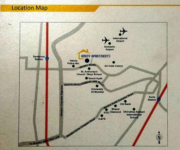  amity-apartments Location Plan