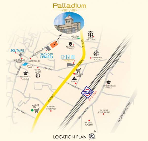  palladium Location Plan