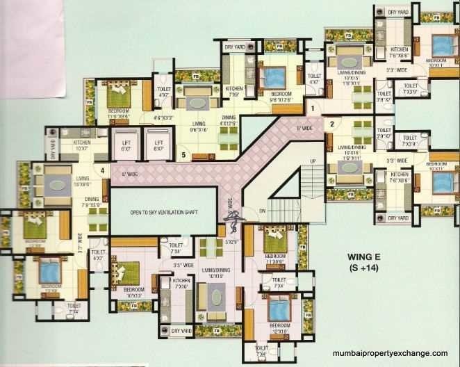  shree krishna complex Cluster Plan
