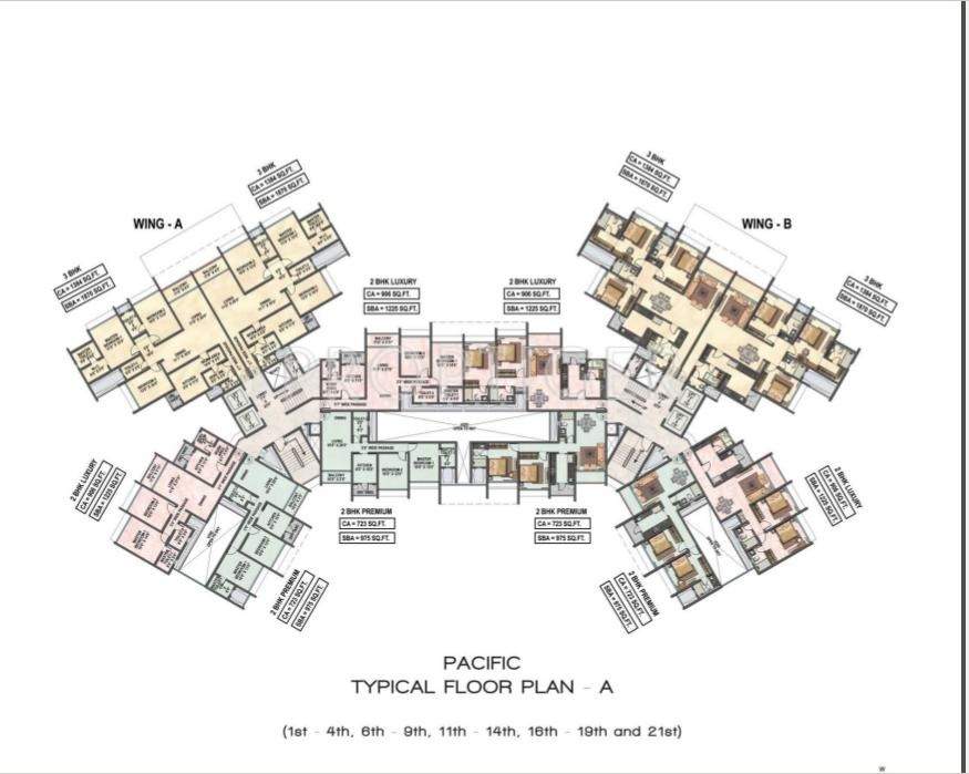 Images for Cluster Plan of Raheja Waterfront