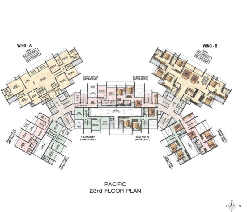 Images for Cluster Plan of Raheja Waterfront