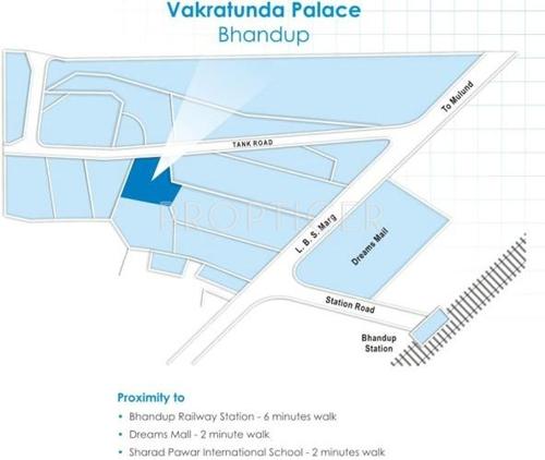  palace Images for Location Plan of Vakratunda Palace