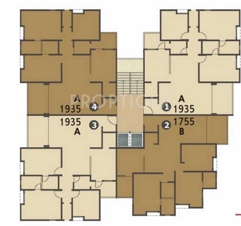 Images for Cluster Plan of Satyam Developers Satatya Heights