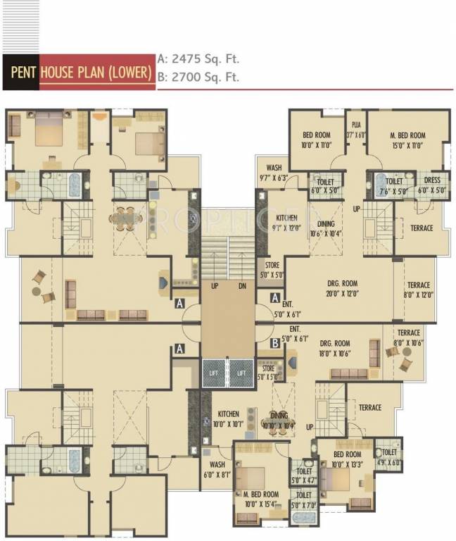 Images for Cluster Plan of Satyam Developers Satatya Heights