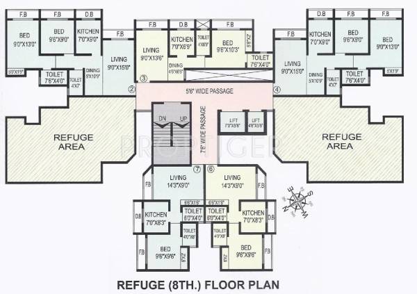 Images for Cluster Plan of Morya Realtors M B Tower