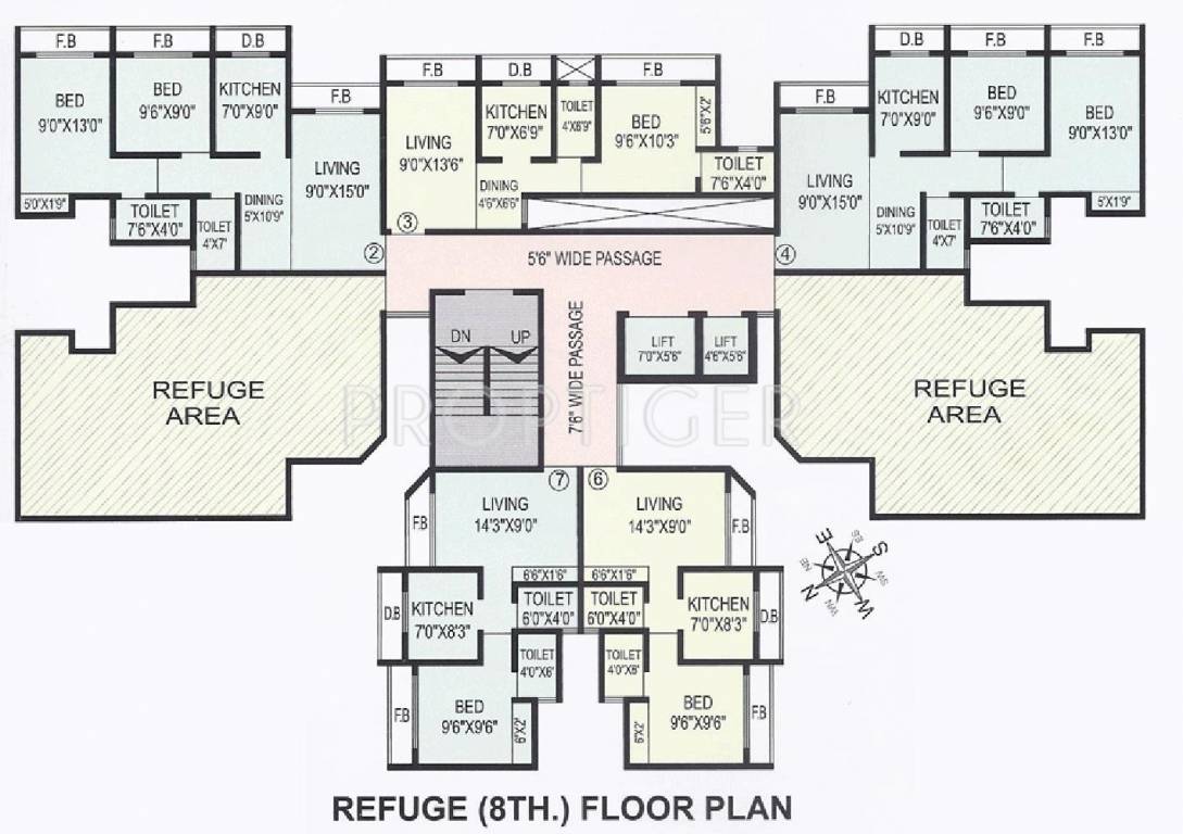 Images for Cluster Plan of Morya Realtors M B Tower