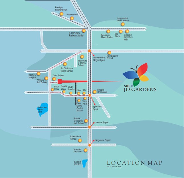 jd gardens Location Plan