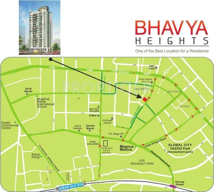 Images for Location Plan of Morya Bhavya Heights
