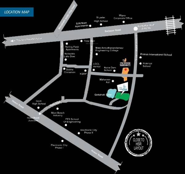  lake-dew-residency Location Plan