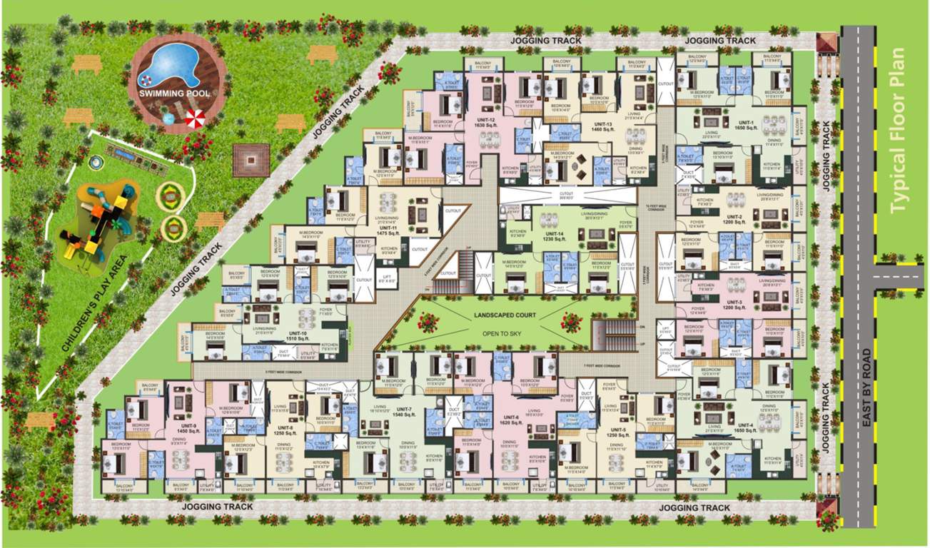  forest view Images for Cluster Plan of Prakruthi Forest View