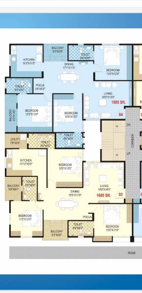  el-dorado Tower A Cluster Plan