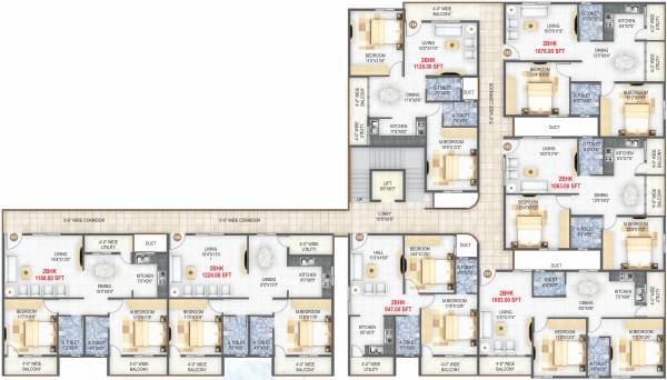 Images for Cluster Plan of Ashrith Navanivas