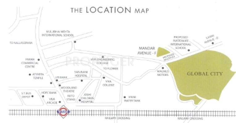 Morya Realtors Mandar Avenue F I Location Plan