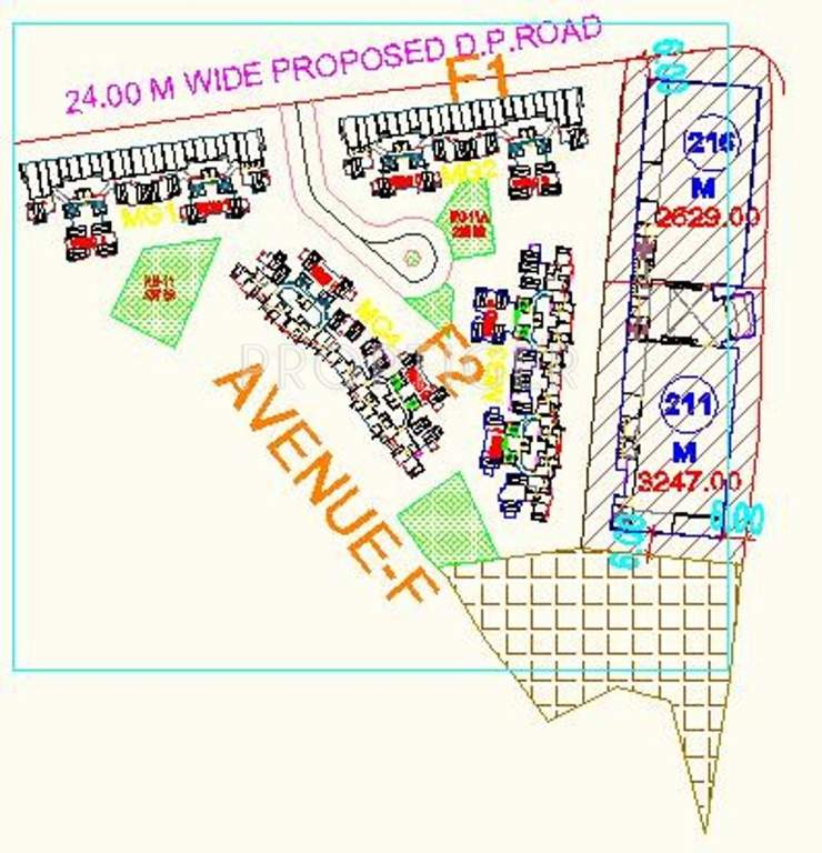 Morya Realtors Mandar Avenue F I Master Plan