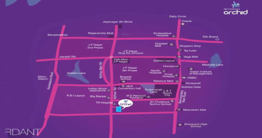 orchid Location Plan