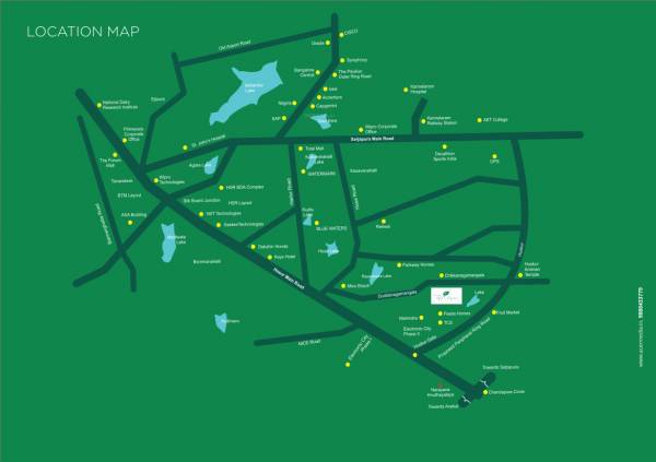  vasudhaa-silicon-greens Location Plan