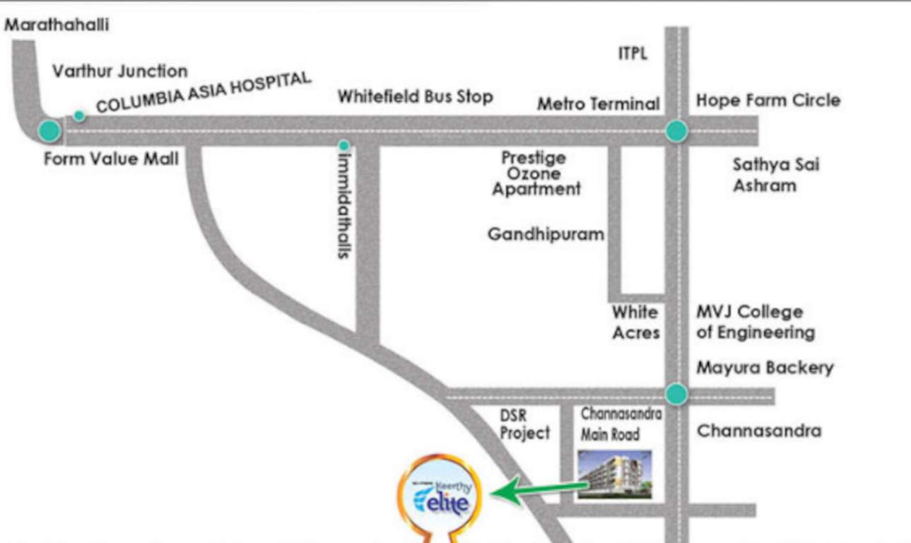 keerthi elite Location Plan