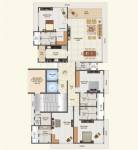  nandini Tower A Cluster Plan