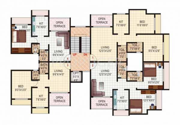 Images for Cluster Plan of 5P Sneh Residency