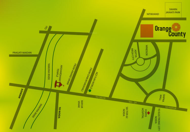 corp orange county Location Plan